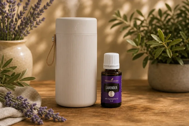 Young Living Wanderful Nebuliser mit Lavendelöl