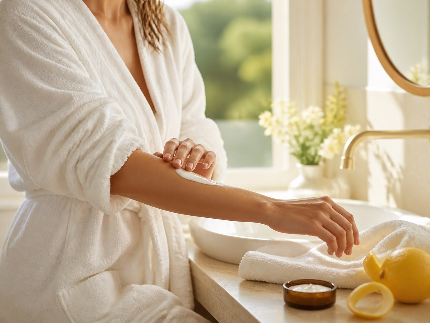 Duftende Bodylotion mit Lemon