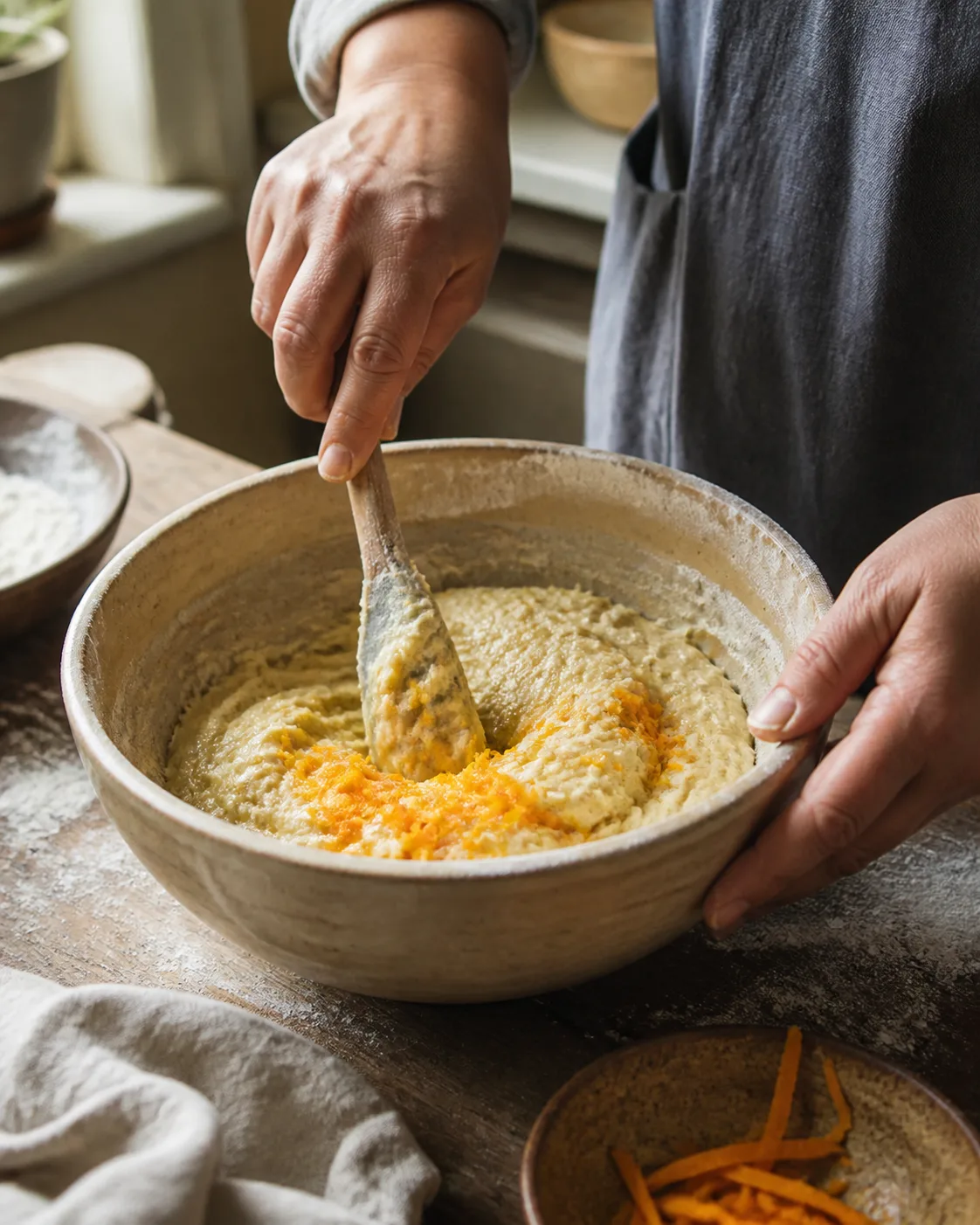 Beim Backen: Orange+ im Alltag