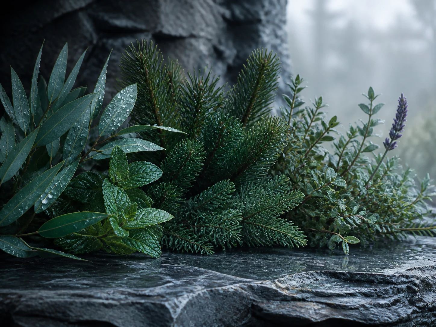 Eukalyptus, Pfefferminze, Nadelhölzer und Kräuter als gestaffelte Duftlandschaft